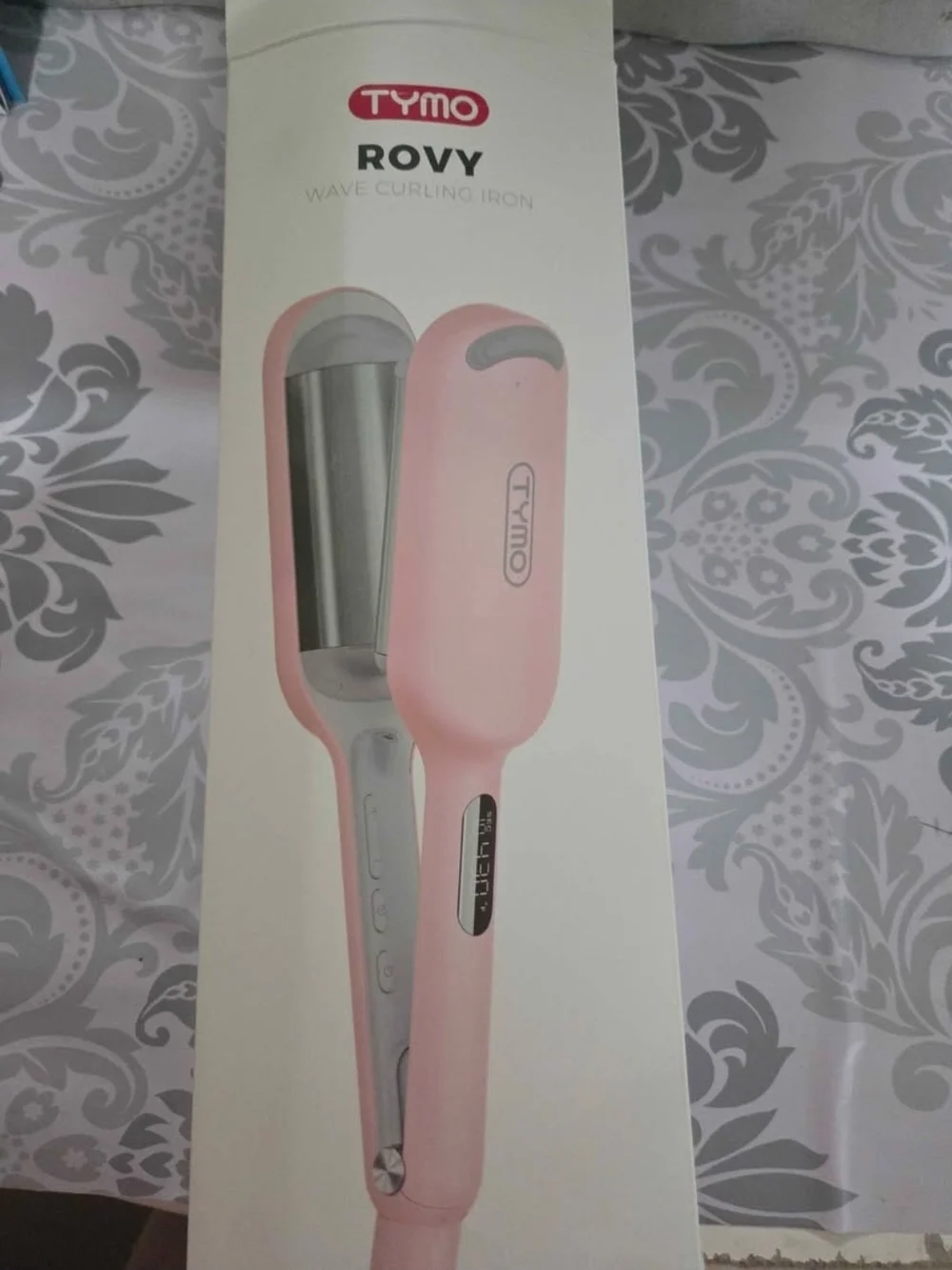 TYMO Rovy Pink Wave Curling Iron – Women Hair Styling